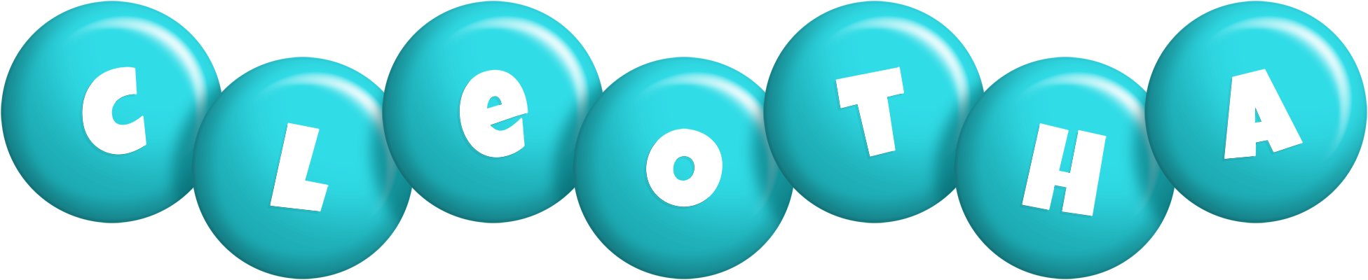 Cleotha candy-azur logo