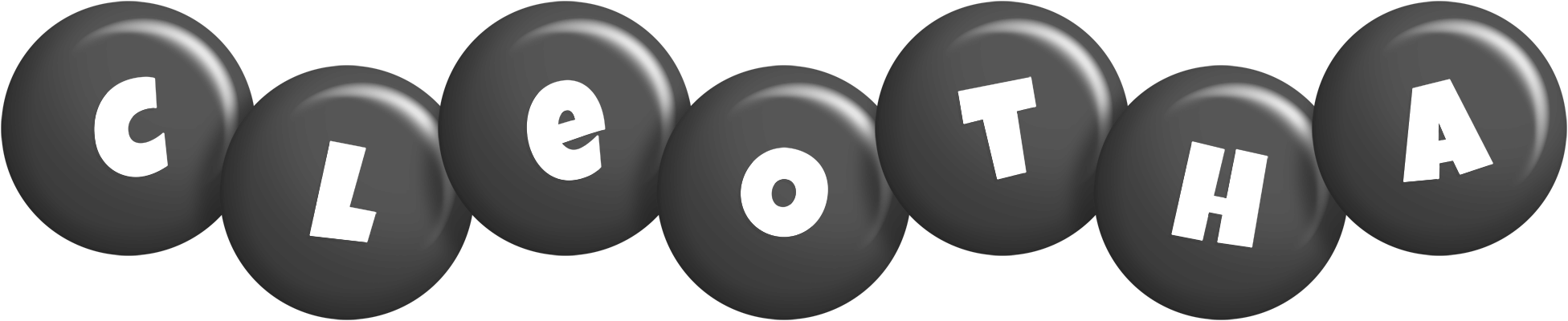Cleotha candy-black logo