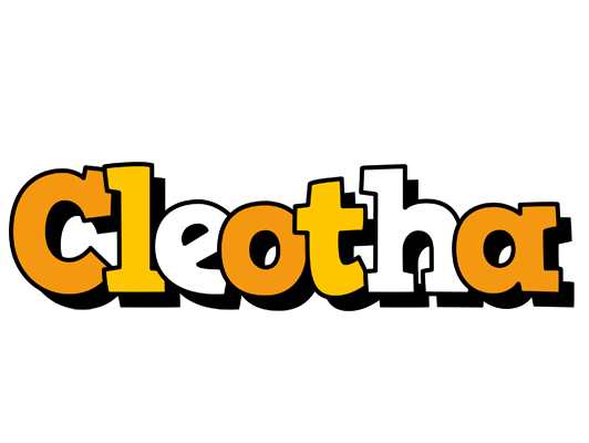 Cleotha cartoon logo