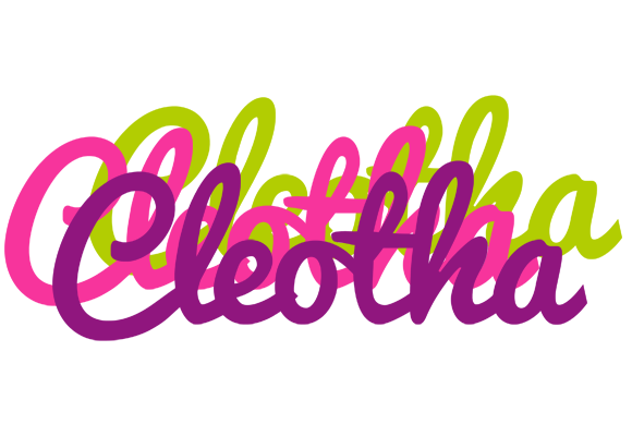 Cleotha flowers logo