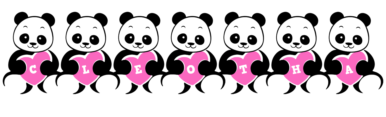 Cleotha love-panda logo