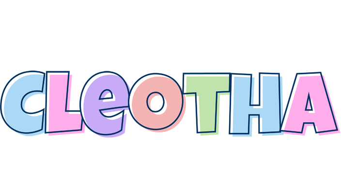 Cleotha pastel logo