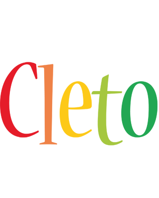 Cleto birthday logo