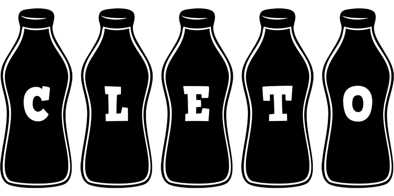 Cleto bottle logo