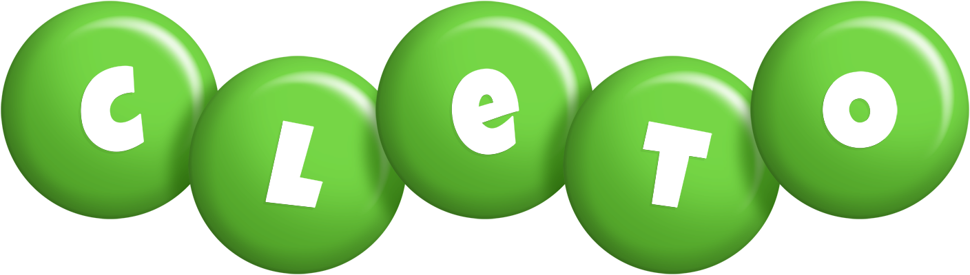 Cleto candy-green logo