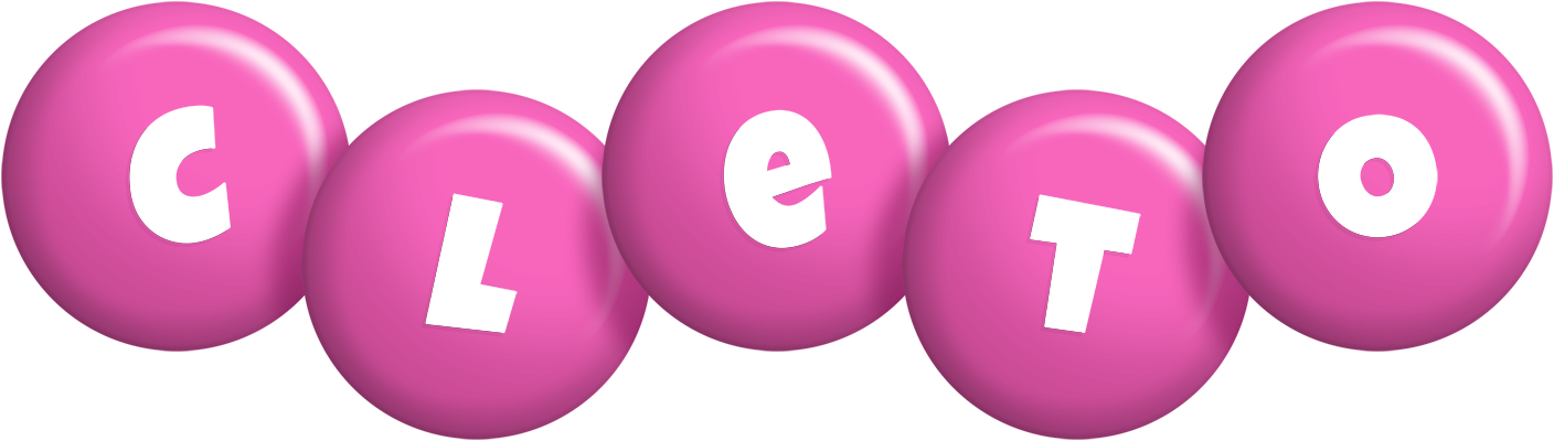 Cleto candy-pink logo