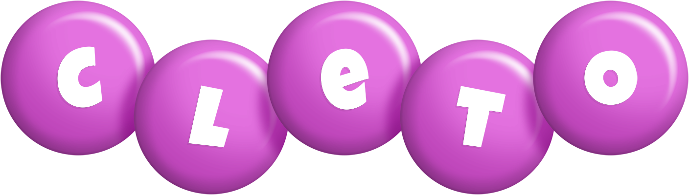 Cleto candy-purple logo