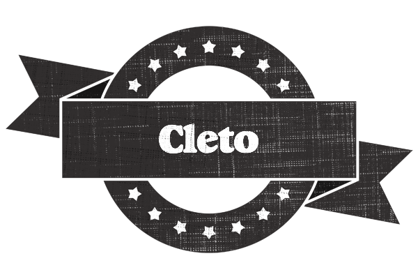 Cleto grunge logo
