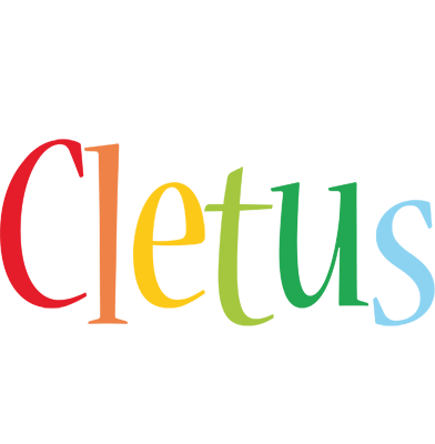 Cletus birthday logo