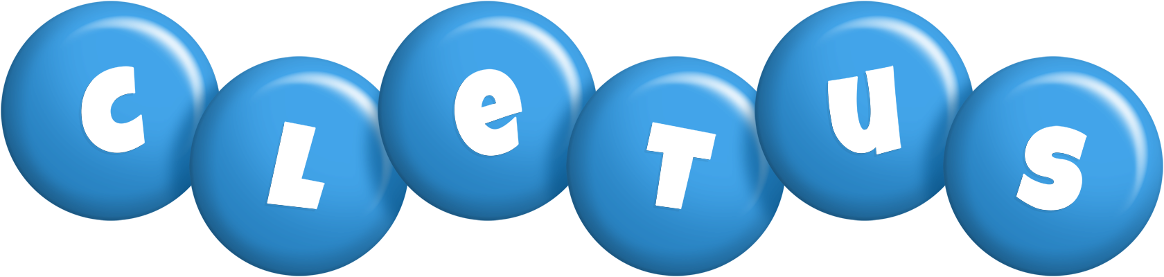 Cletus candy-blue logo