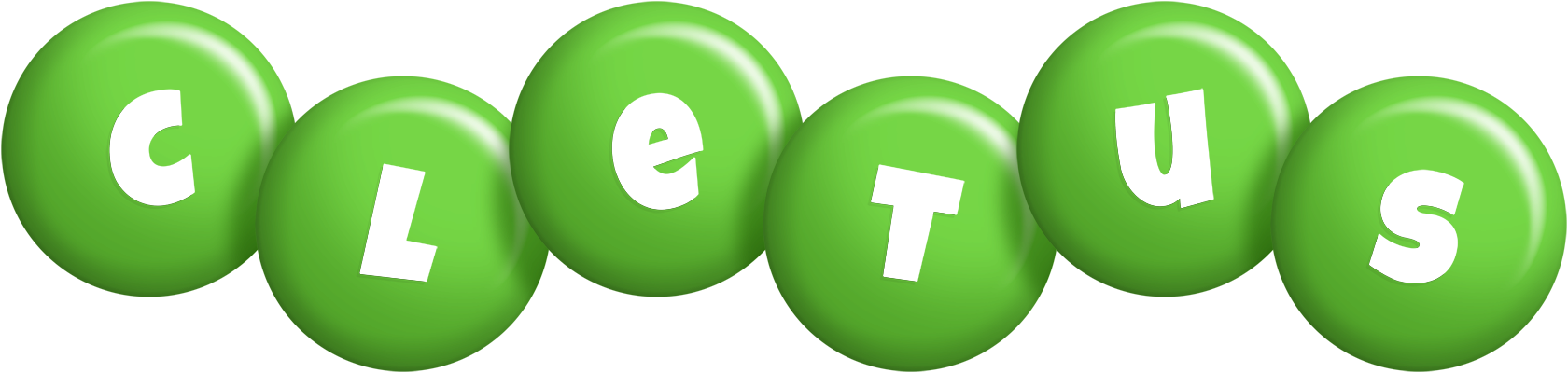 Cletus candy-green logo