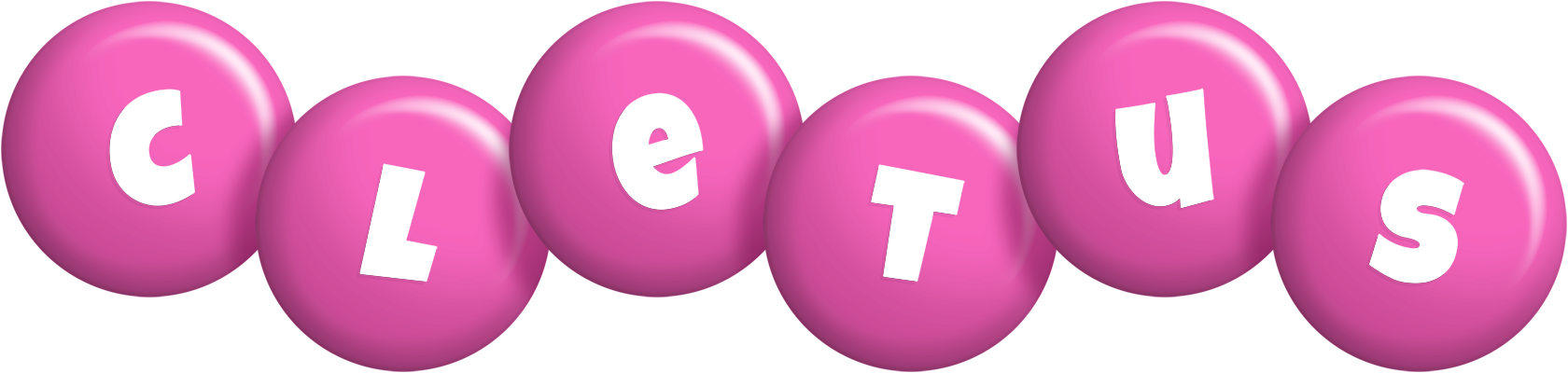 Cletus candy-pink logo