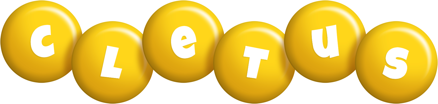 Cletus candy-yellow logo