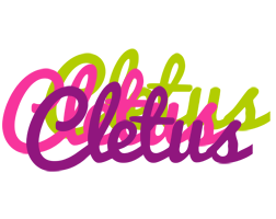 Cletus flowers logo