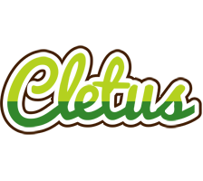 Cletus golfing logo