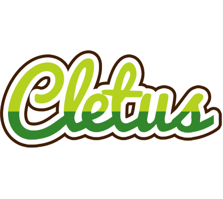 Cletus golfing logo