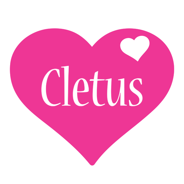 Cletus love-heart logo