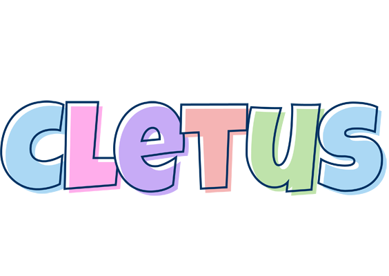 Cletus pastel logo