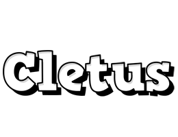 Cletus snowing logo