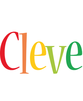 Cleve birthday logo