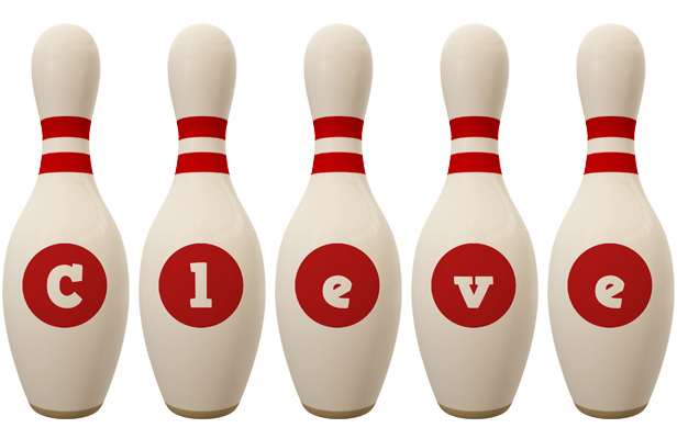 Cleve bowling-pin logo