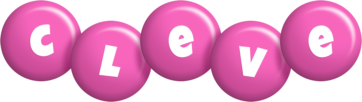 Cleve candy-pink logo