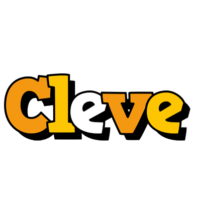 Cleve cartoon logo