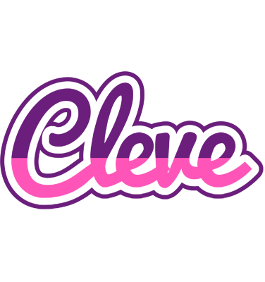 Cleve cheerful logo