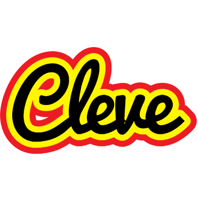 Cleve flaming logo