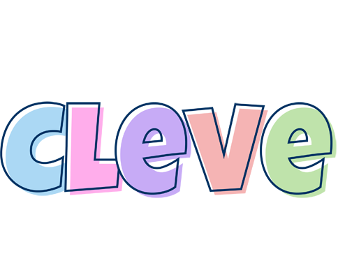 Cleve pastel logo