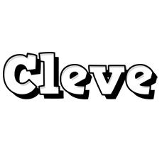 Cleve snowing logo