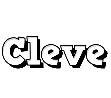 Cleve snowing logo