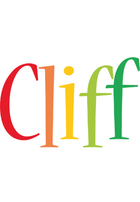Cliff birthday logo