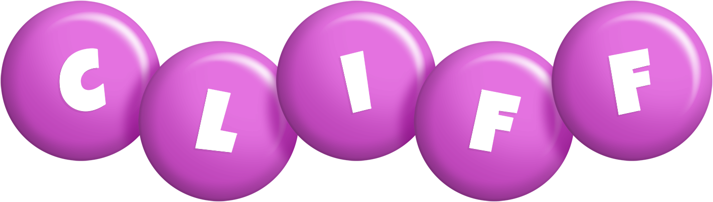 Cliff candy-purple logo