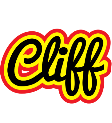 Cliff flaming logo