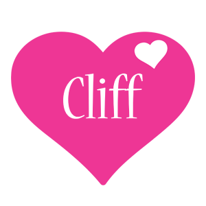 Cliff love-heart logo