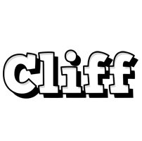 Cliff snowing logo