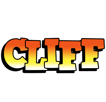 Cliff sunset logo
