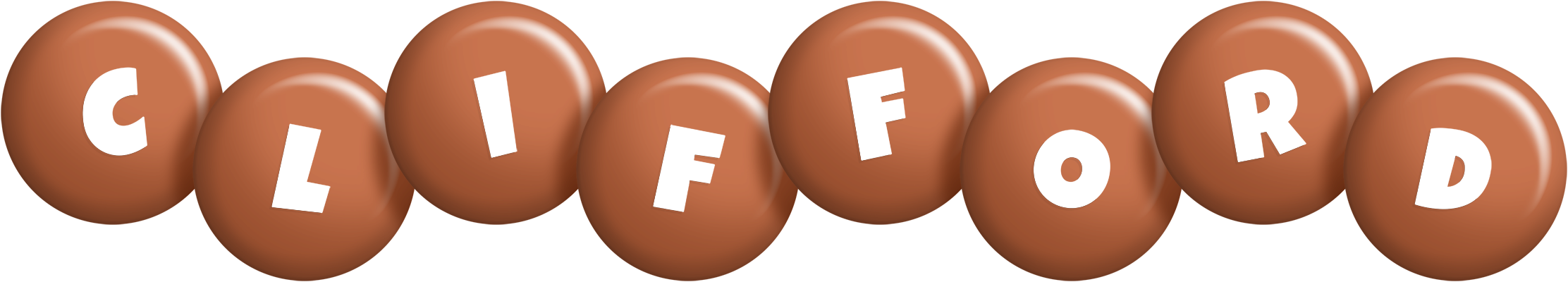 Clifford candy-brown logo