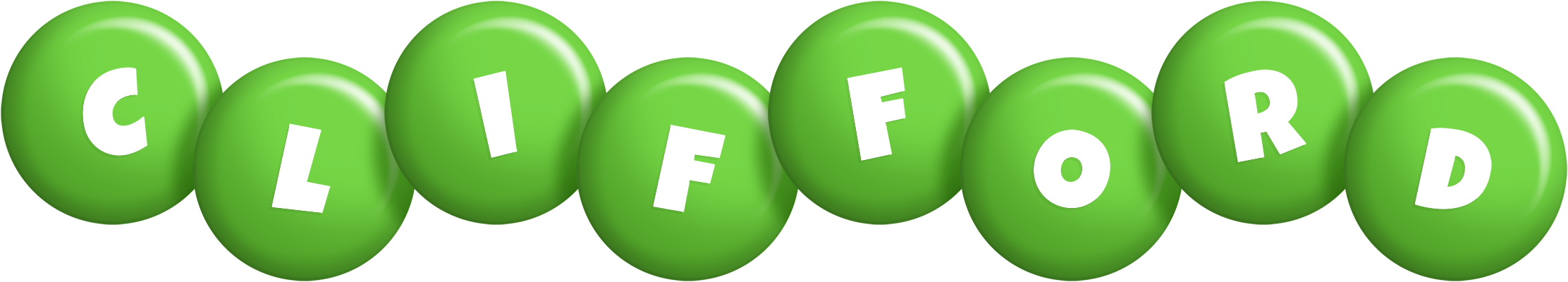 Clifford candy-green logo