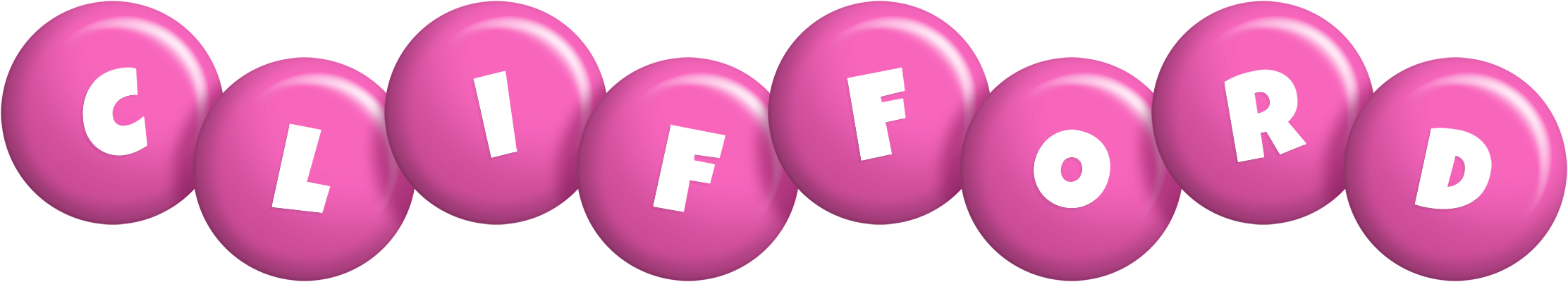 Clifford candy-pink logo