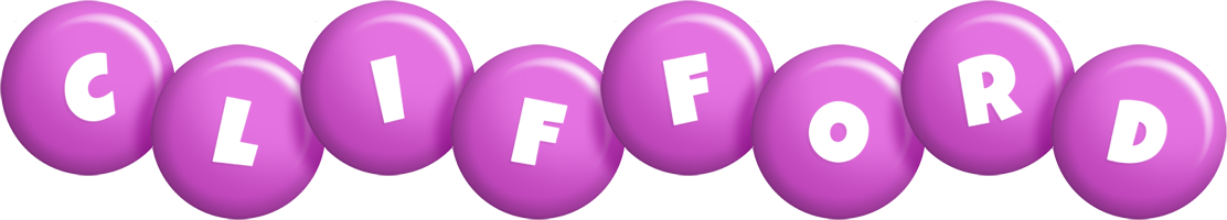 Clifford candy-purple logo