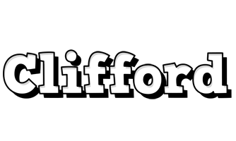 Clifford snowing logo