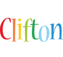 Clifton birthday logo