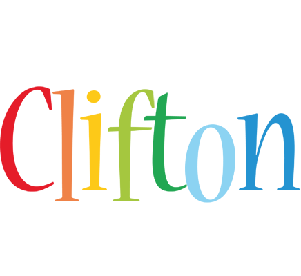 Clifton birthday logo