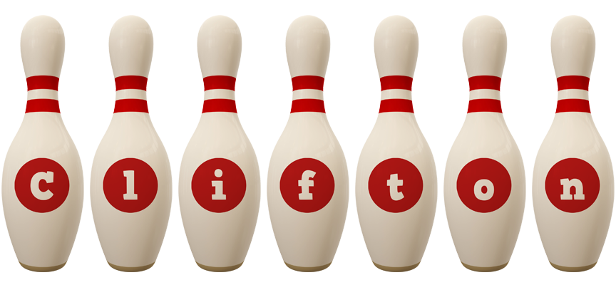 Clifton bowling-pin logo