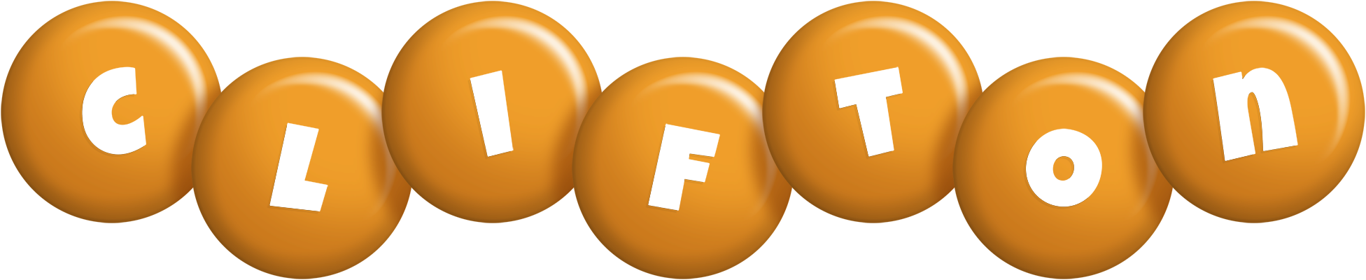 Clifton candy-orange logo