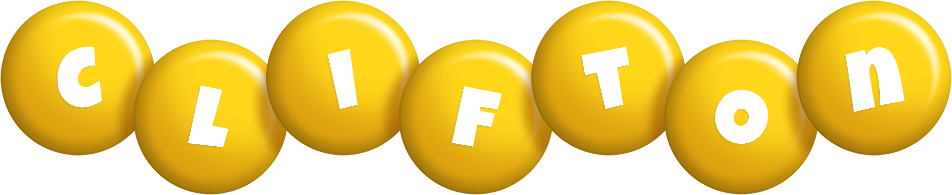 Clifton candy-yellow logo