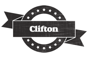 Clifton grunge logo