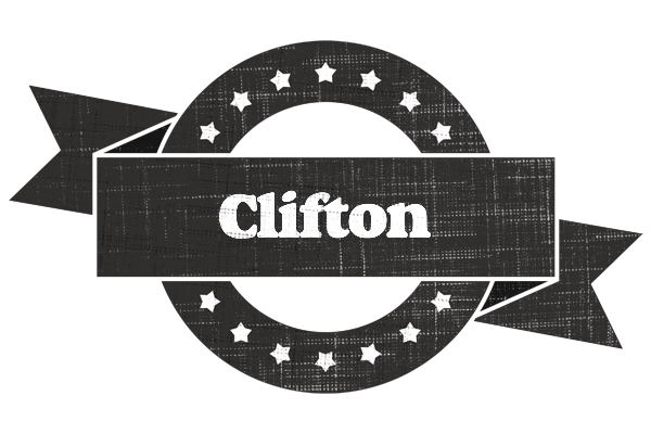Clifton grunge logo